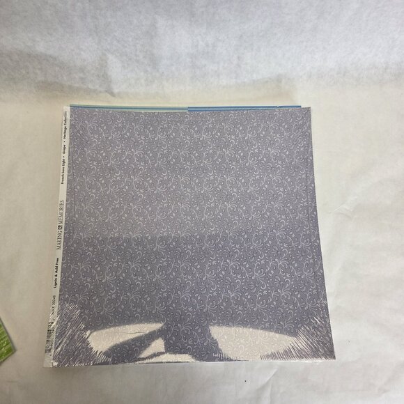 Lot of 12x12 SCRAPBOOK Paper Alphabet Stickers Album Junk Journal Crafts Cards - Picture 5 of 16